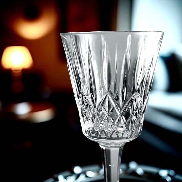 2 Catilin by Shannon Godinger, Crystal Stems Water Glass Replacements Multiples - Picture 2 of 6